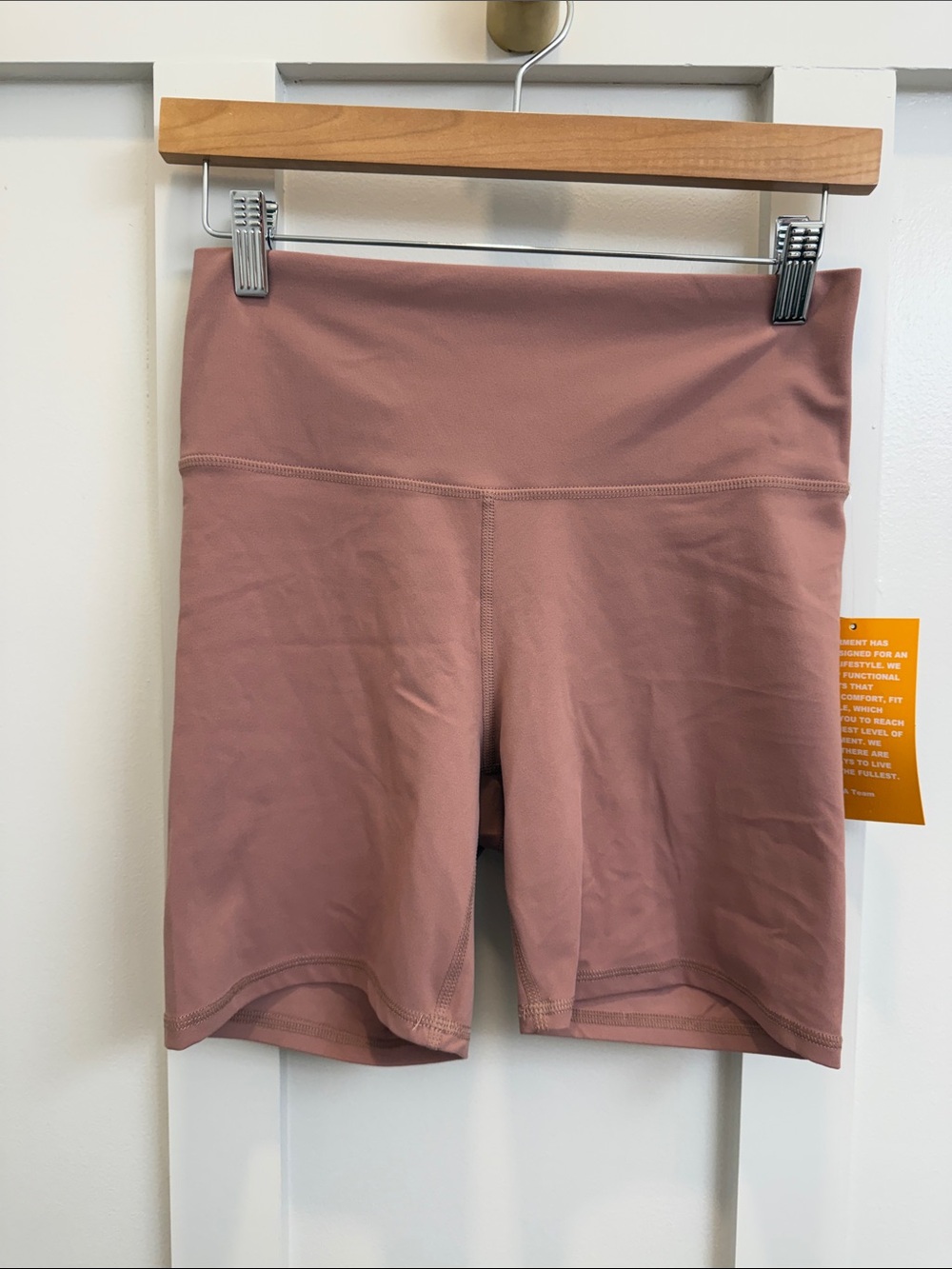 Avia Mauve High-Rise Bike Shorts
